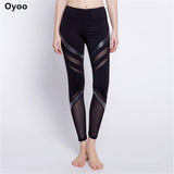 Mesh Panels Yoga Pants