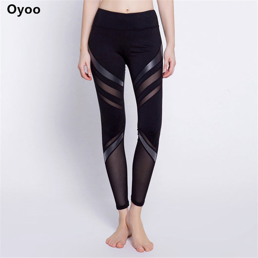 Mesh Panels Yoga Pants
