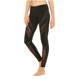 Mesh Panels Yoga Pants