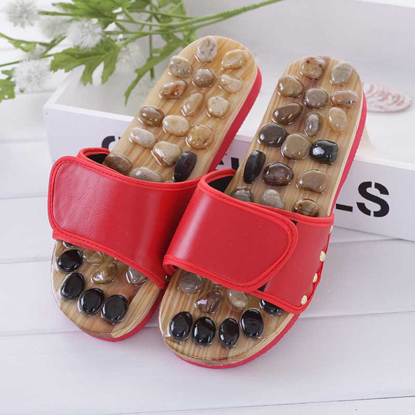 Pebble Stone Foot Massage Slippers