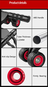 Four-Wheels Abdominal Rollers For Home