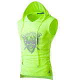Vest Hoody Fitness T Shirts  Sleeveless
