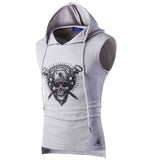 Vest Hoody Fitness T Shirts  Sleeveless