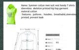 Vest Hoody Fitness T Shirts  Sleeveless