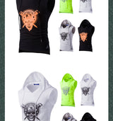 Vest Hoody Fitness T Shirts  Sleeveless