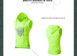 Vest Hoody Fitness T Shirts  Sleeveless