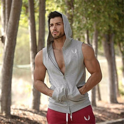 Men's Hooded Sweatshirt Fitness Apparel